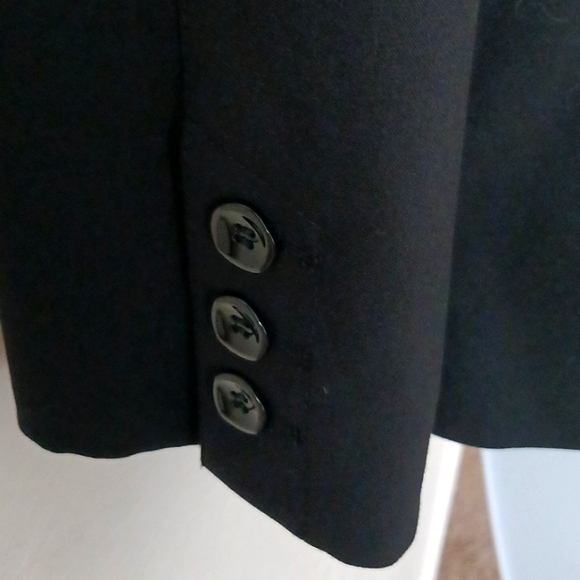 Tahari Auther S. Levine Black Blazer Jacket Size 14 - Picture 8 of 13